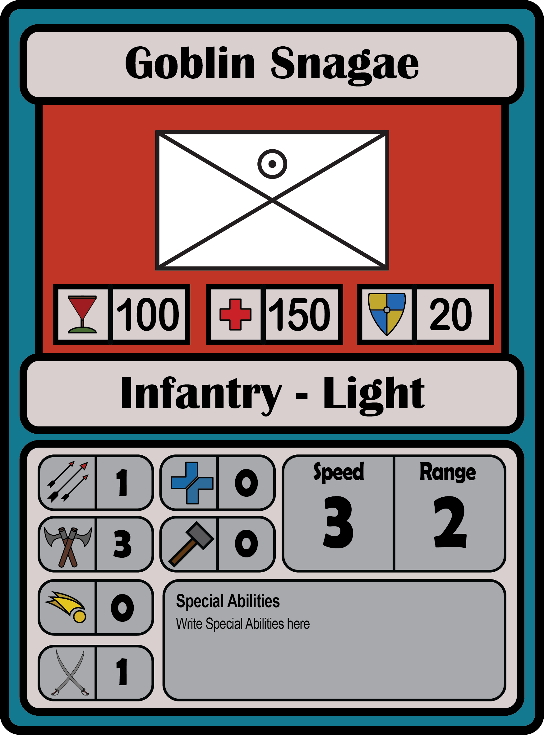 Early unit card