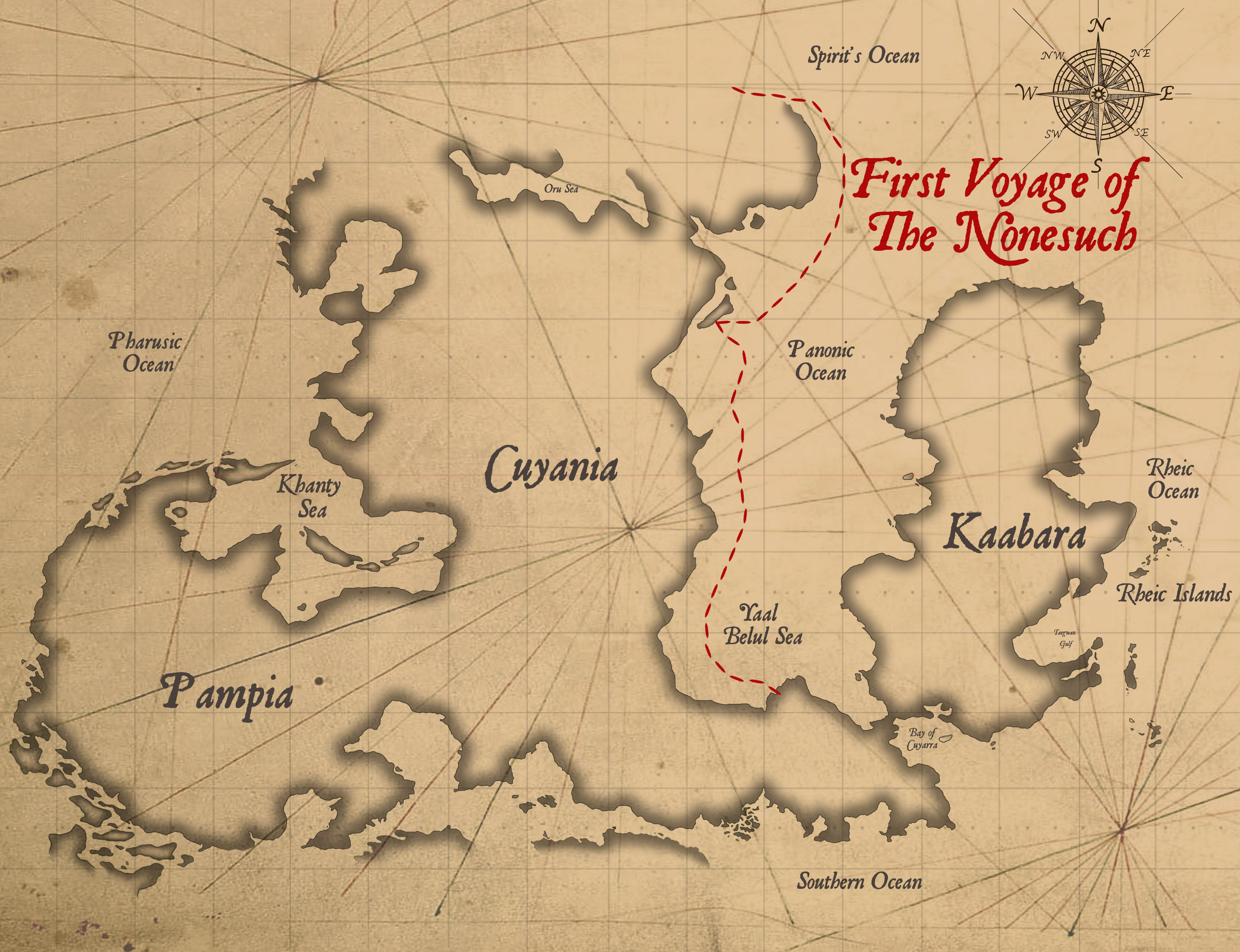 1st Voyage Map