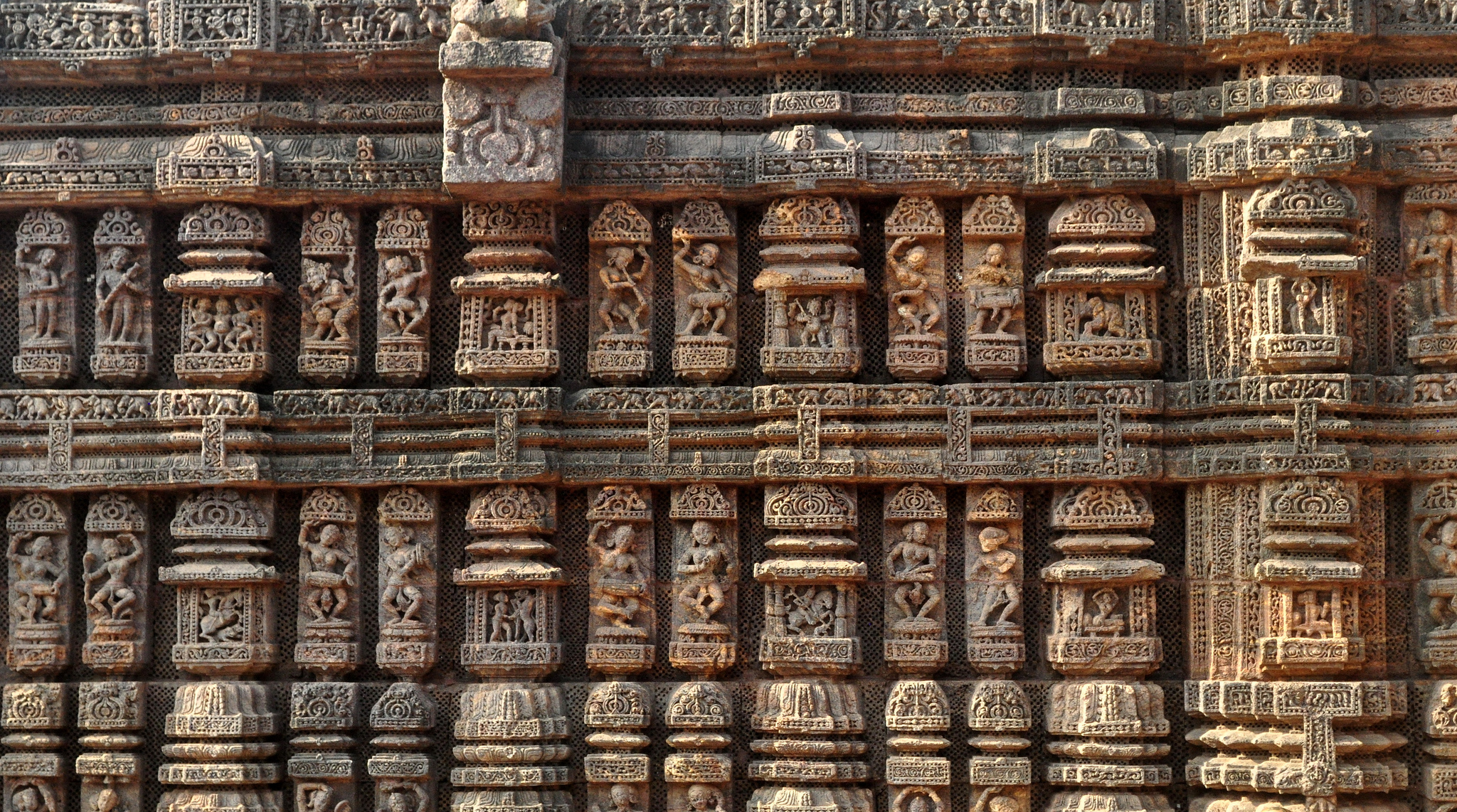 Wall of the multipurpose temple