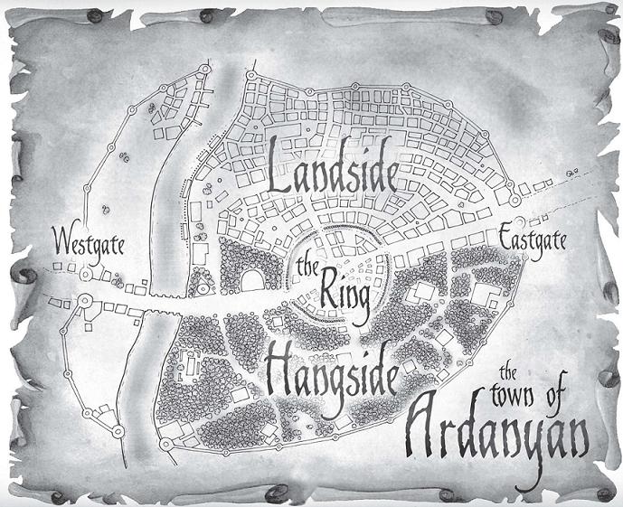 Map of the Town of Ardanyan