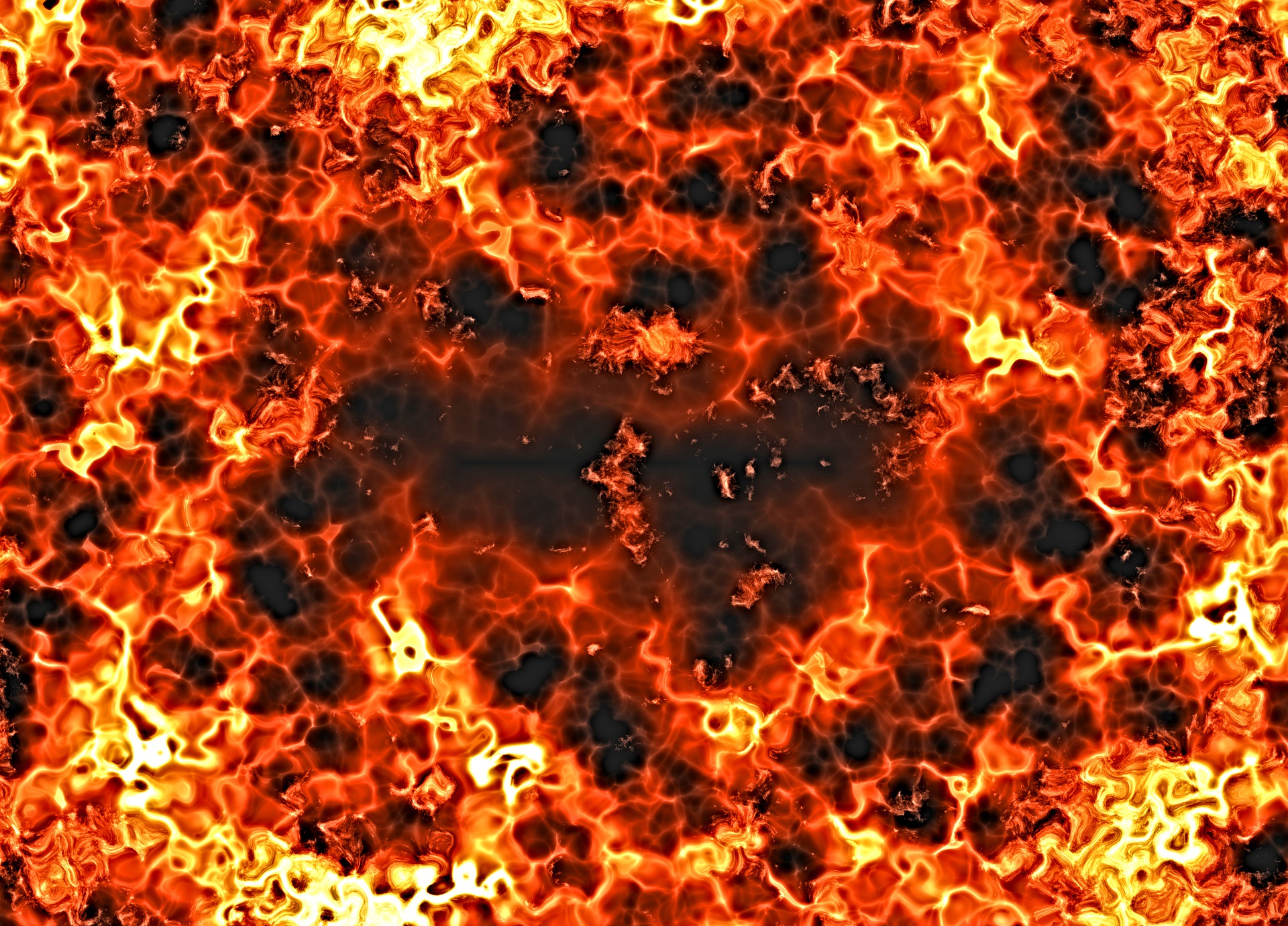 Ein Flammenmeer