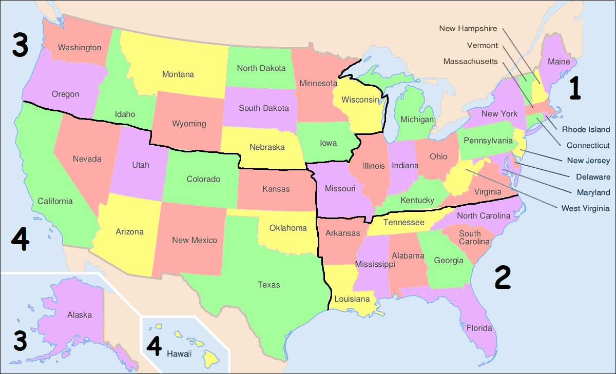 USA Paranormal Map Base Map Image